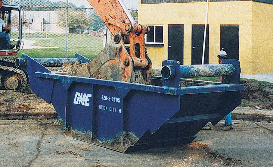 GME bedding box in use at job site