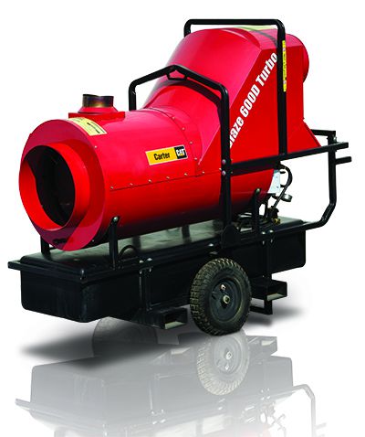 Carter industrial heater on white background