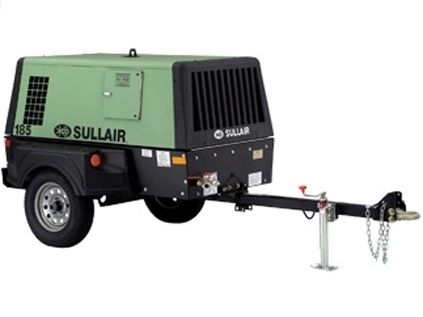 Sullair Air Compressor on white background
