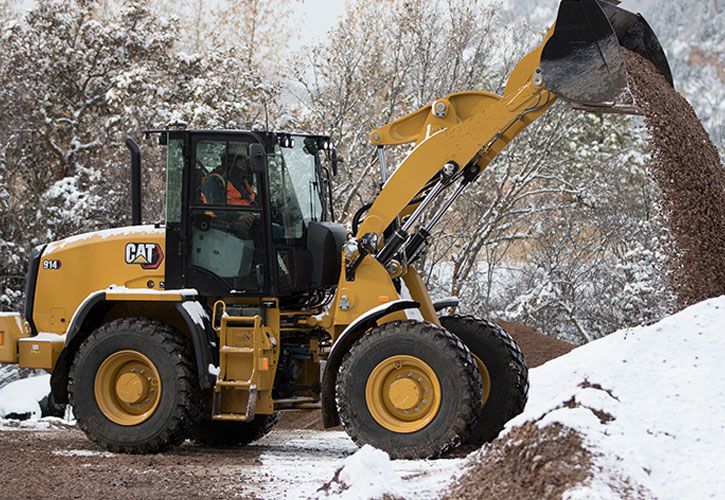 Wheel Loader in Winter