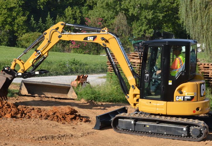 Cat Excavator w/ Operator Landscaping