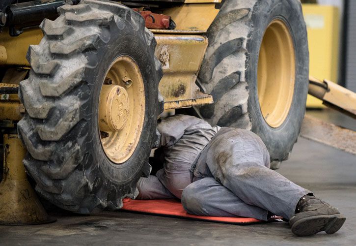 Carter Technician Under Equipment