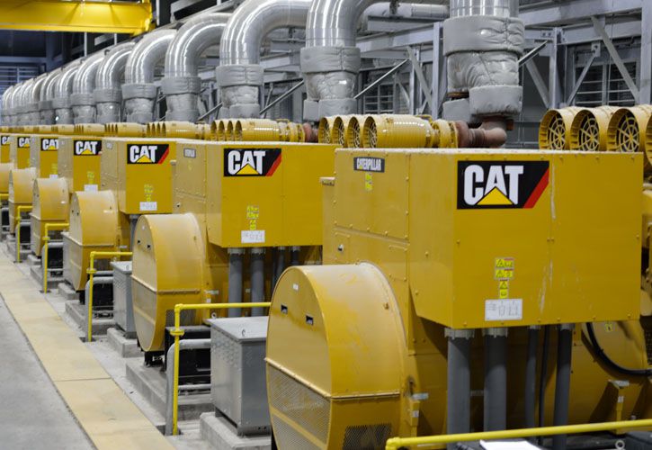Warehouse of cat generators