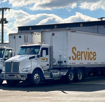 Carter Machinery trucks for its distribution network