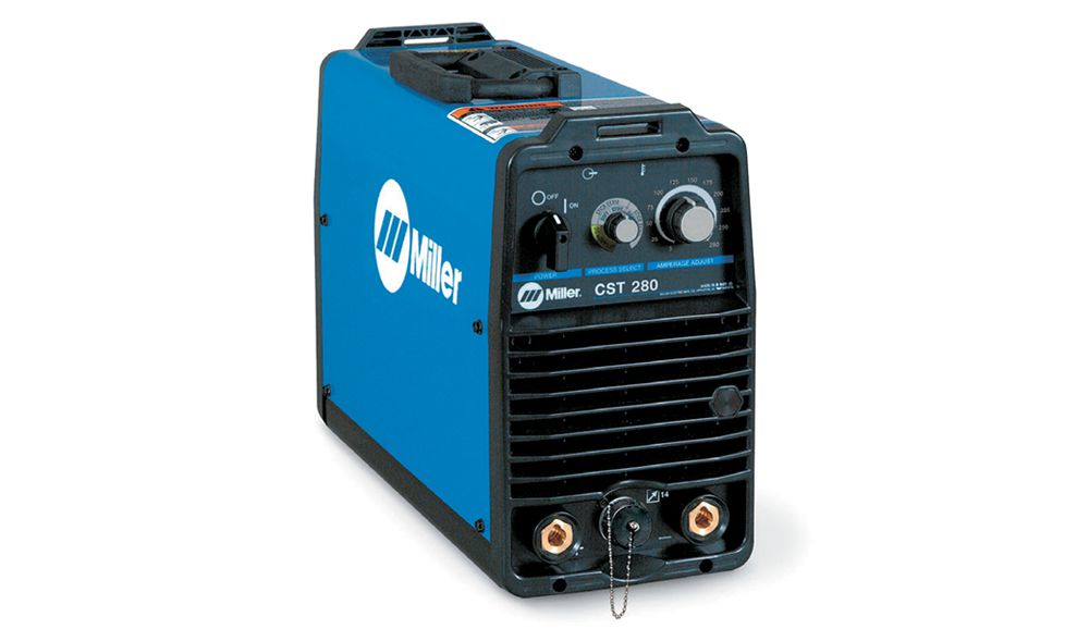 A Blue Miller Welder