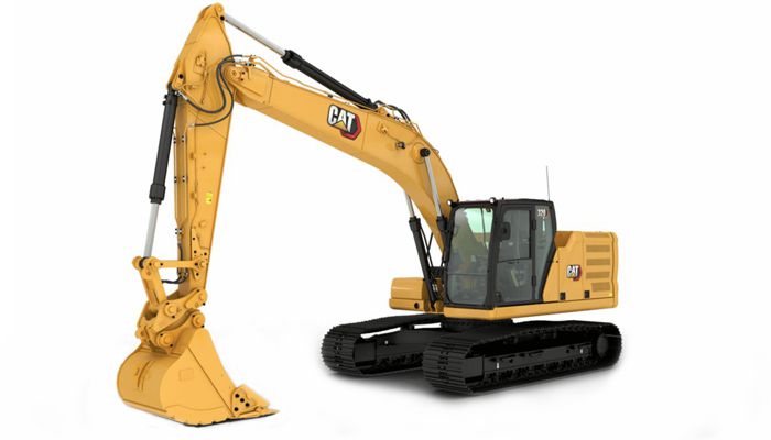 A Cat Track Excavator