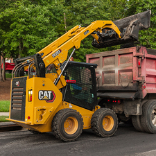 Skid Steer Loader Working Shot