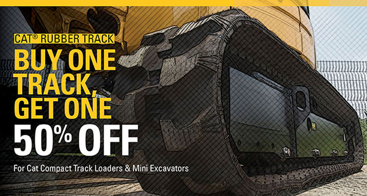 Buy One Get One 50% Off on Rubber Tracks