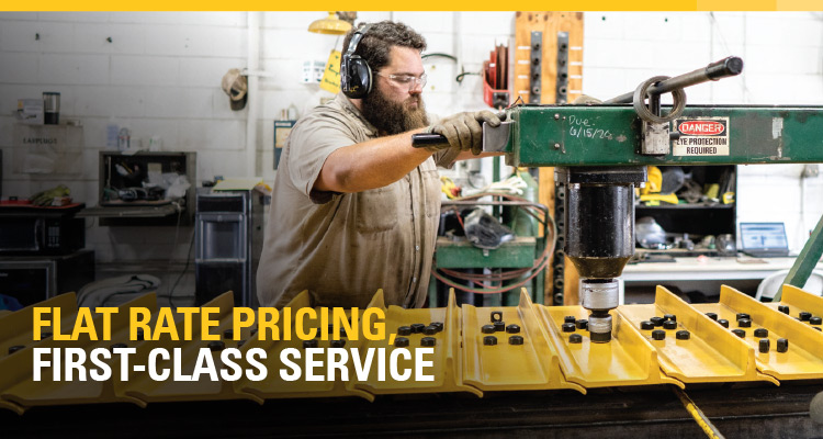 LIMITED TIME FLAT RATE PRICING ON UNDERCARRIAGE SERVICE