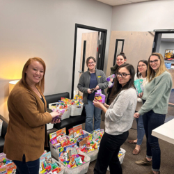 Carter Machinery Staff Fill Easter Baskets
