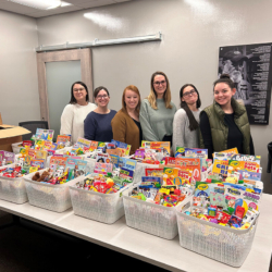 Carter Machinery Staff with Easter Baskets