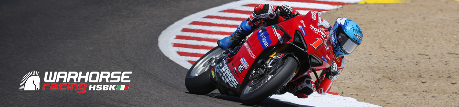 Warhorse HSBK Ducati Bike on Track
